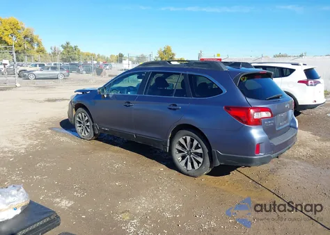 2016 Subaru Outback 2.5I Limited z USA, uszkodzony, nr VIN 4S4BSBNC6G3213556